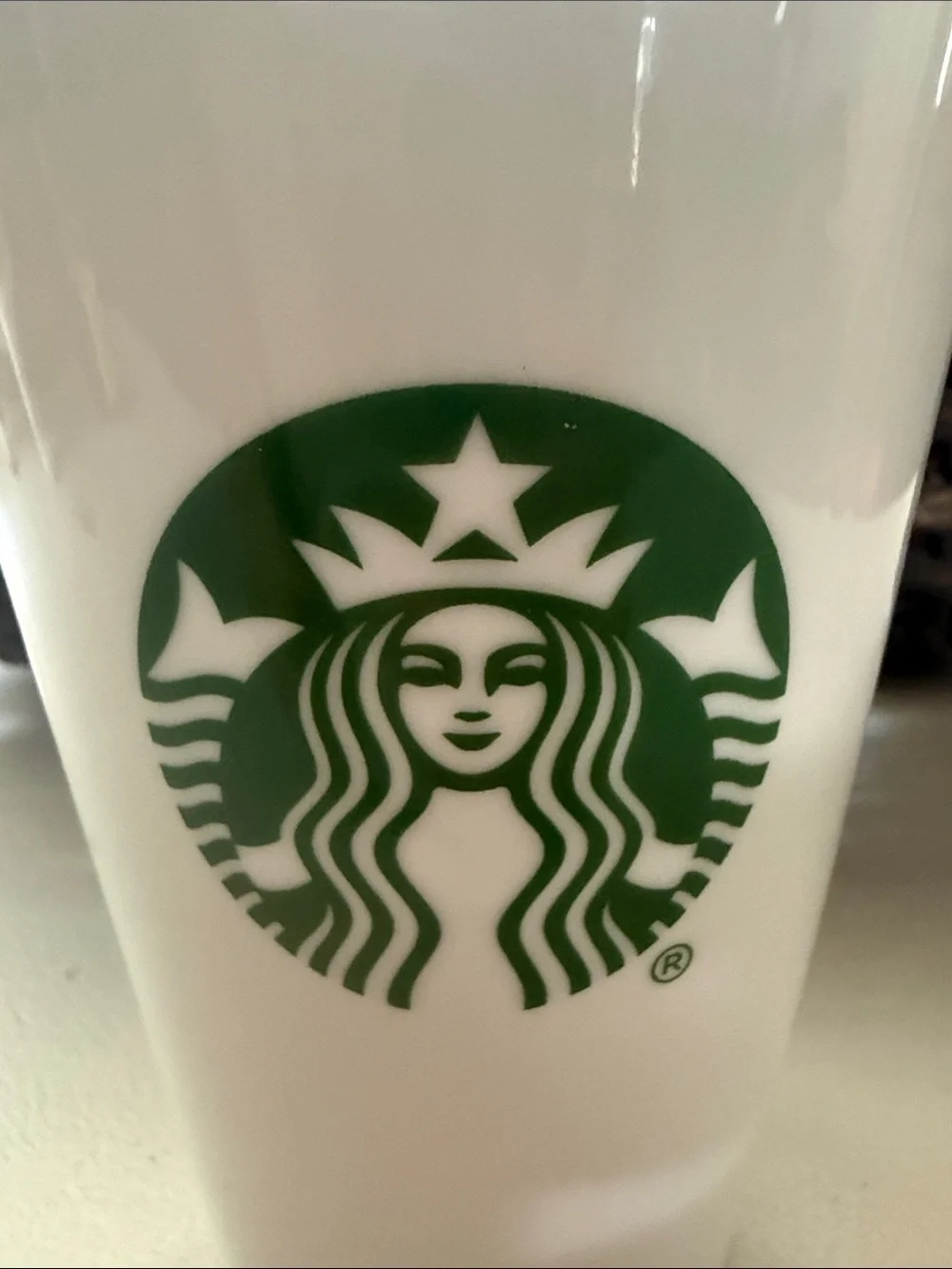 Starbucks white ceramic